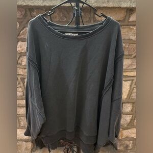 Free People We The Free Camden Pullover Sweatshirt – L (Oversized Fit)